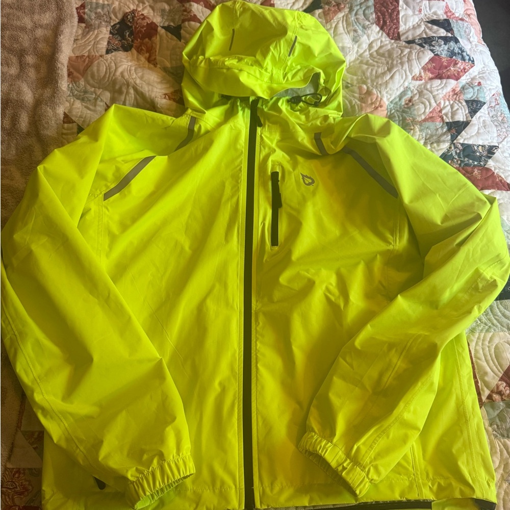 Baleaf Neon Yellow Windbreaker Jacket